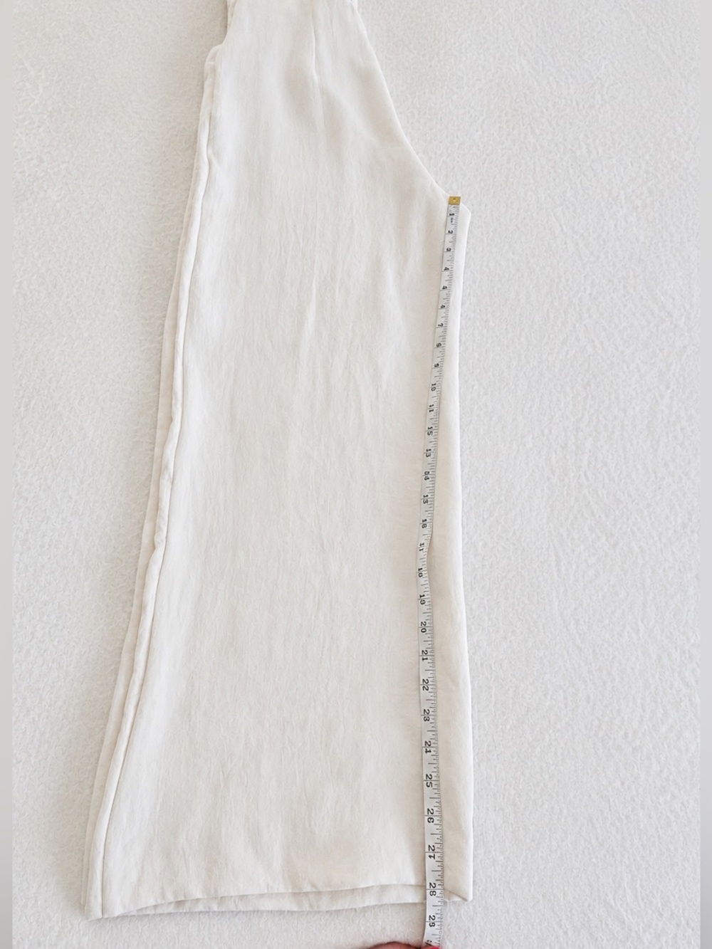A New Day Women’s Strapless Jumpsuit Size Small Cream Wide Leg NWT - Picture 12 of 12